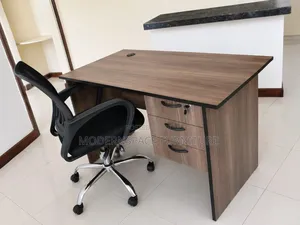 Office Furni_ Office Table and Mesh Chair
