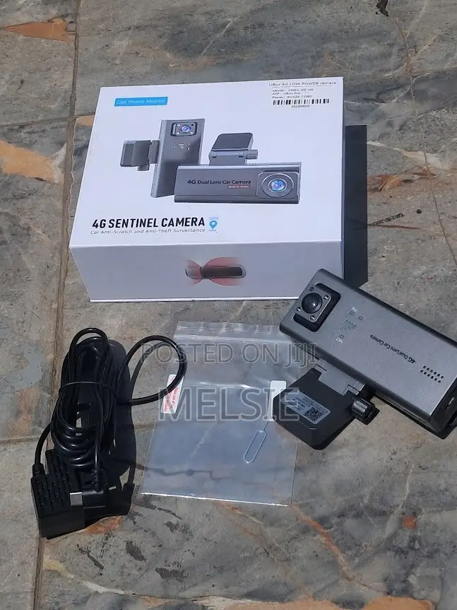 Car Camera 4G Dual Lens Security Camera With Radar