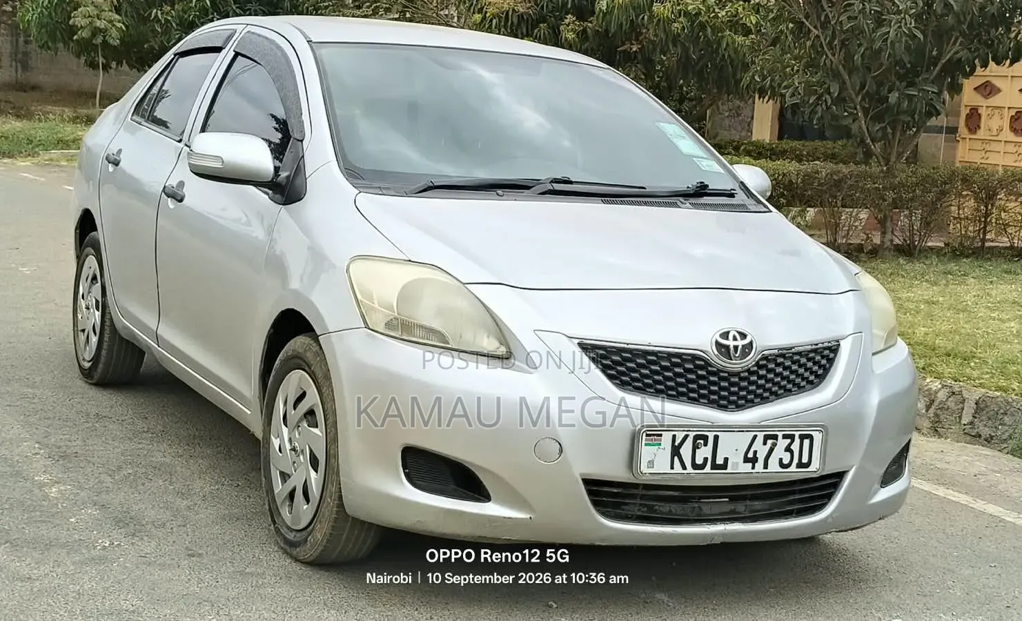 Toyota Belta 2010 Silver