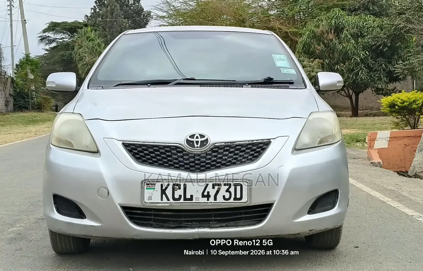 Toyota Belta 2010 Silver