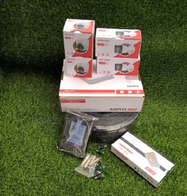 Hikvision 4 Channel HD CCTV Camera System – Complete Kit
