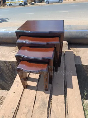 Wooden Solid Stacked Table for Home Stay