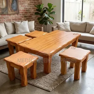 Wooden Solid Stacked Table for Home Stay