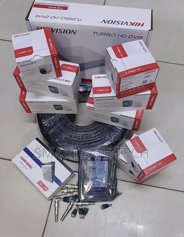 Hikvision 8 Camera Security System – 8 Channel DVR Full Package