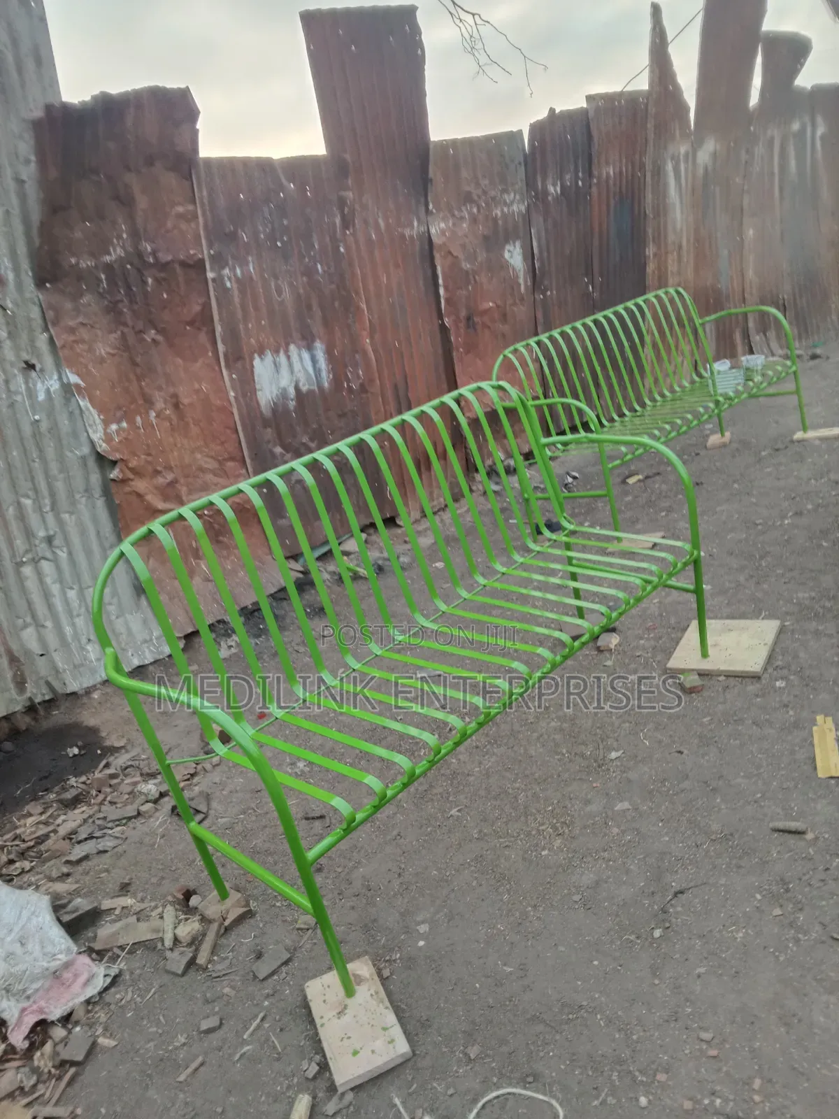 Met Green Garden Outdoor Benches 5ft