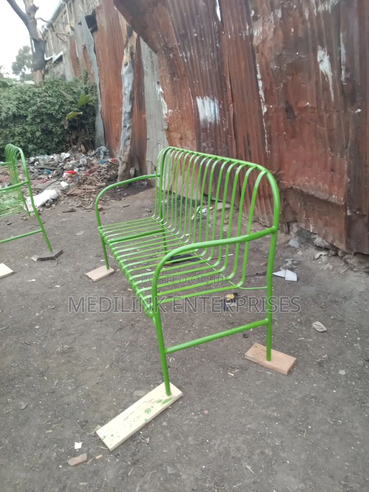 Met Green Garden Outdoor Benches 5ft