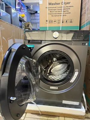Hisense 12kg WASH ANSD SPIN Front Load Washing Machine - Grey (