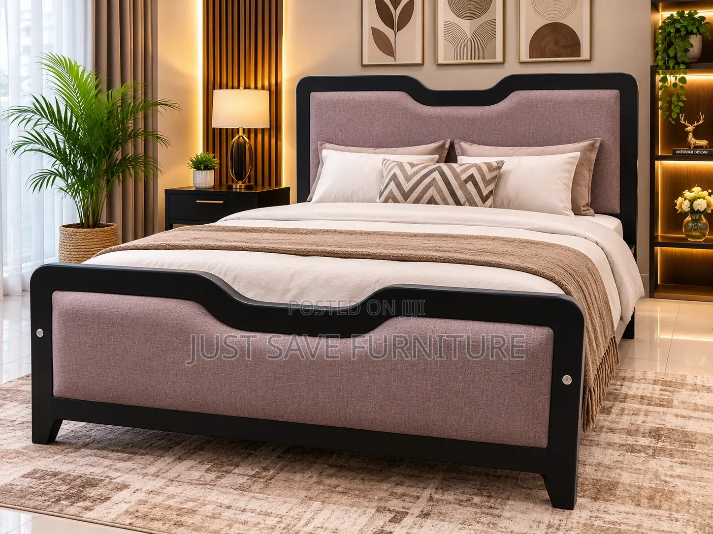 Velora Elite 5×6 Upholstered Bed