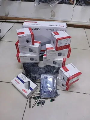 8 Cameras Hikvision CCTV Full Set – DVR Accessories Included