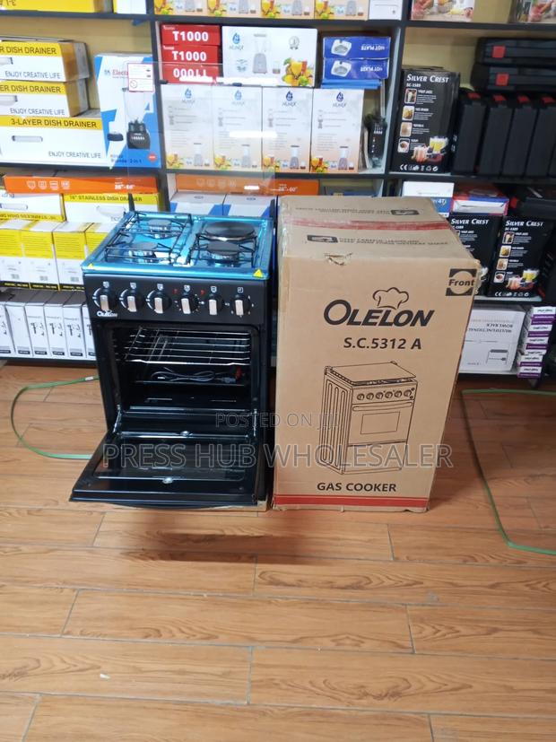 3+1 Olelon Standing Gas Cooker, - main view