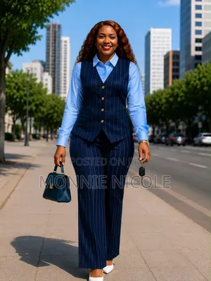 Office Trouser 3-Piece Suit (Trouser-Shirt-Half Coat)