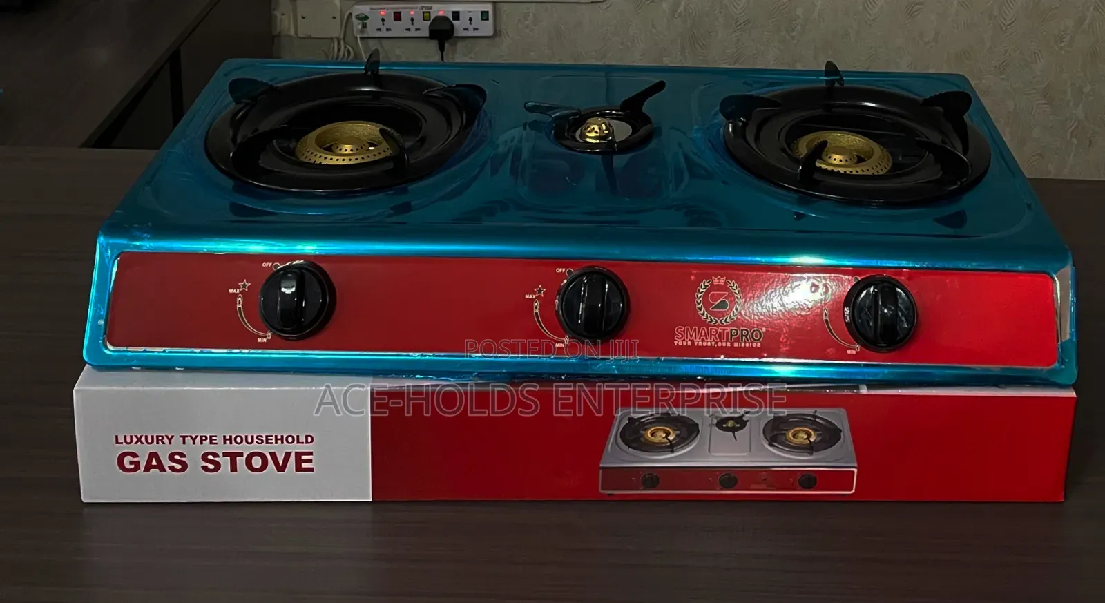 Smartpro 3 Burner Stainless Table Gas Cooker