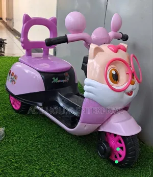 Kids Electric Motorbike for Ages: 2<>7 Years - Available Blue or Pink