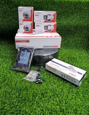 Hikvision 4CH Turbo HD CCTV Camera Package