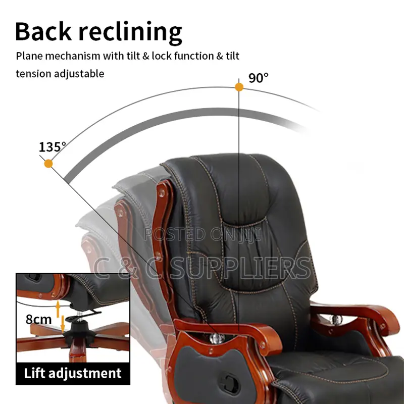 Manager Ergonomic Leather Chair.