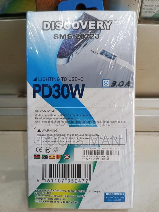 Discovery Lighting to Type-C 30W Cable CL30. - thumbnail 2