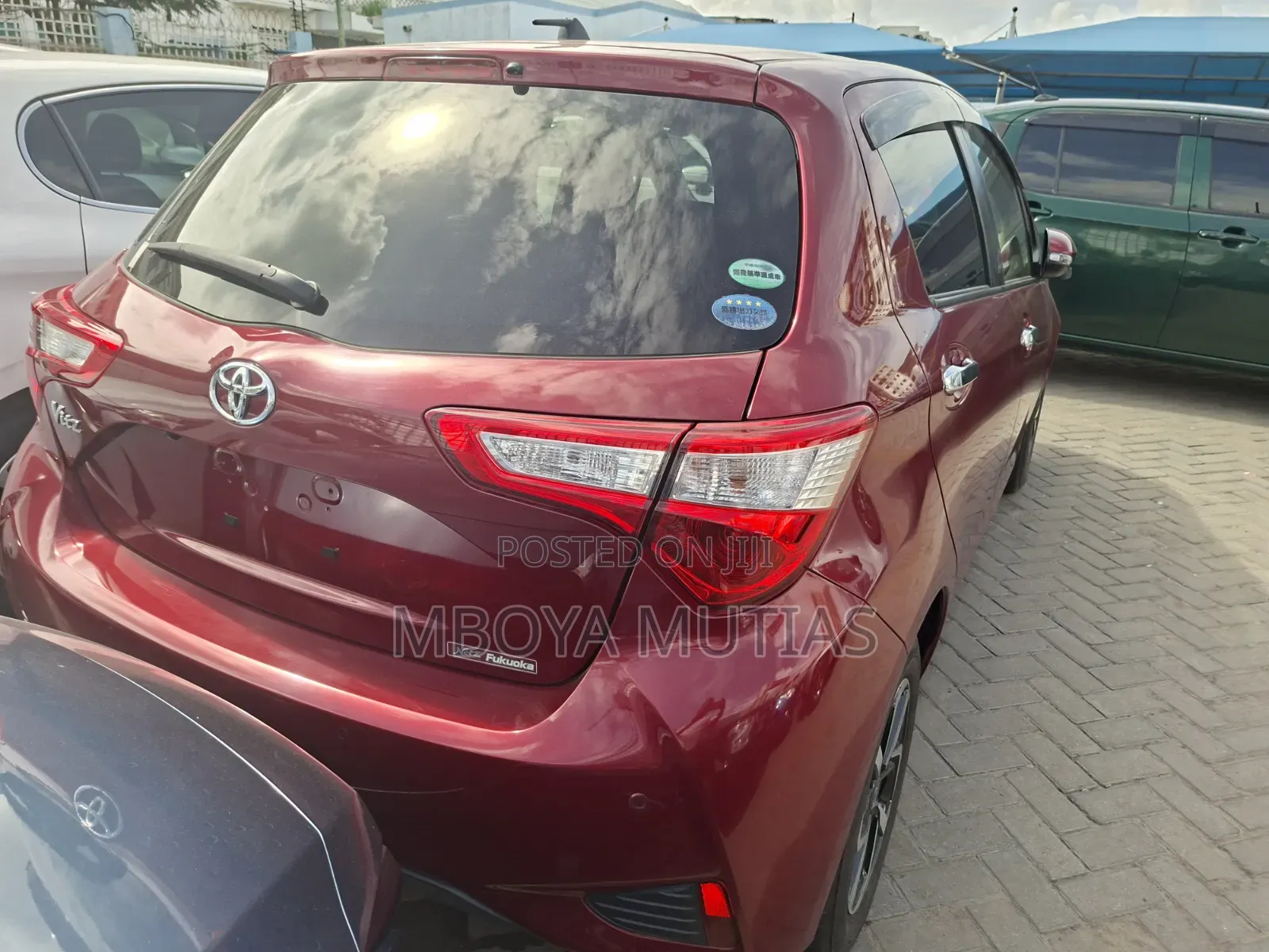 Toyota Vitz 1.3 FWD 5dr 2019 Maroon
