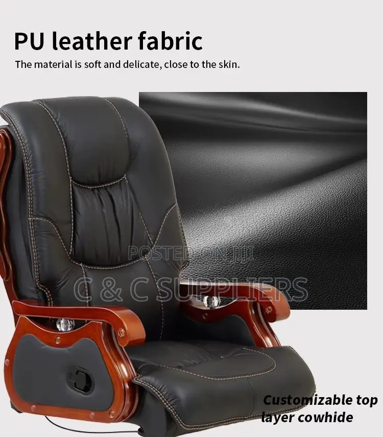 Manager Ergonomic Leather Chair.