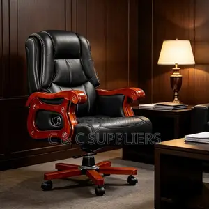 Manager Ergonomic Leather Chair.