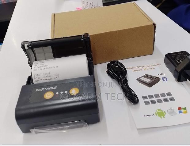 80mm P80c Mini Portable Bluetooth Thermal Receipt Printer - main view