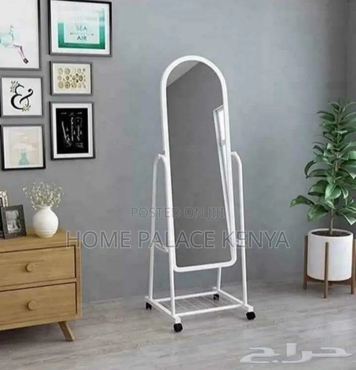 Mirror; Full Length Mirror With Storage for Modern Home Interiors