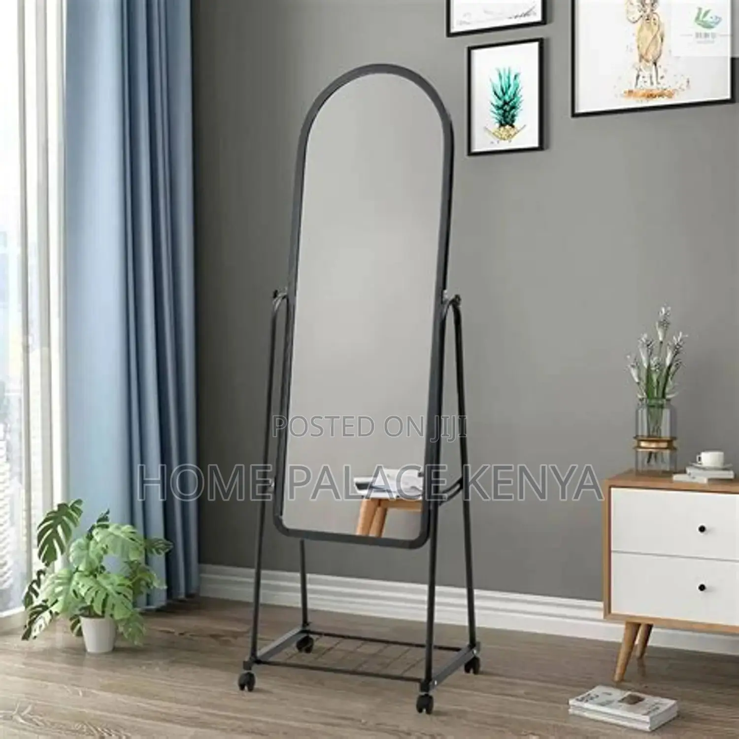 Mirror; Full Length Mirror With Storage for Modern Home Interiors