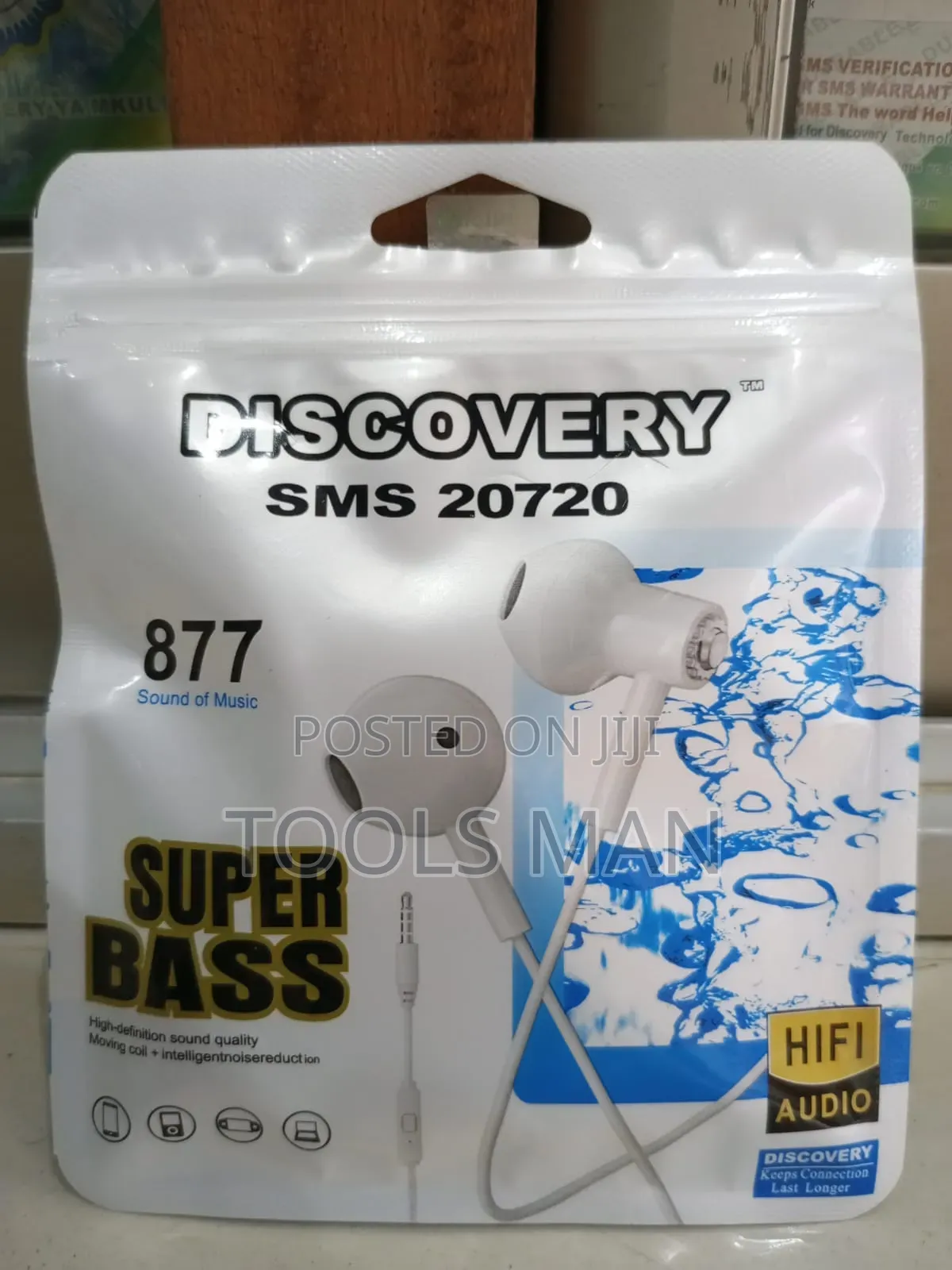 Discovery Wired Headphones, Super Bass Earphones 877.