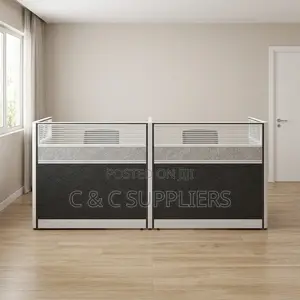 Modern 2-Way Straight Workstation Desk.