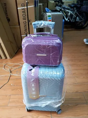 2 in 1 Luxurious Unbreakable Rubber Suitcase