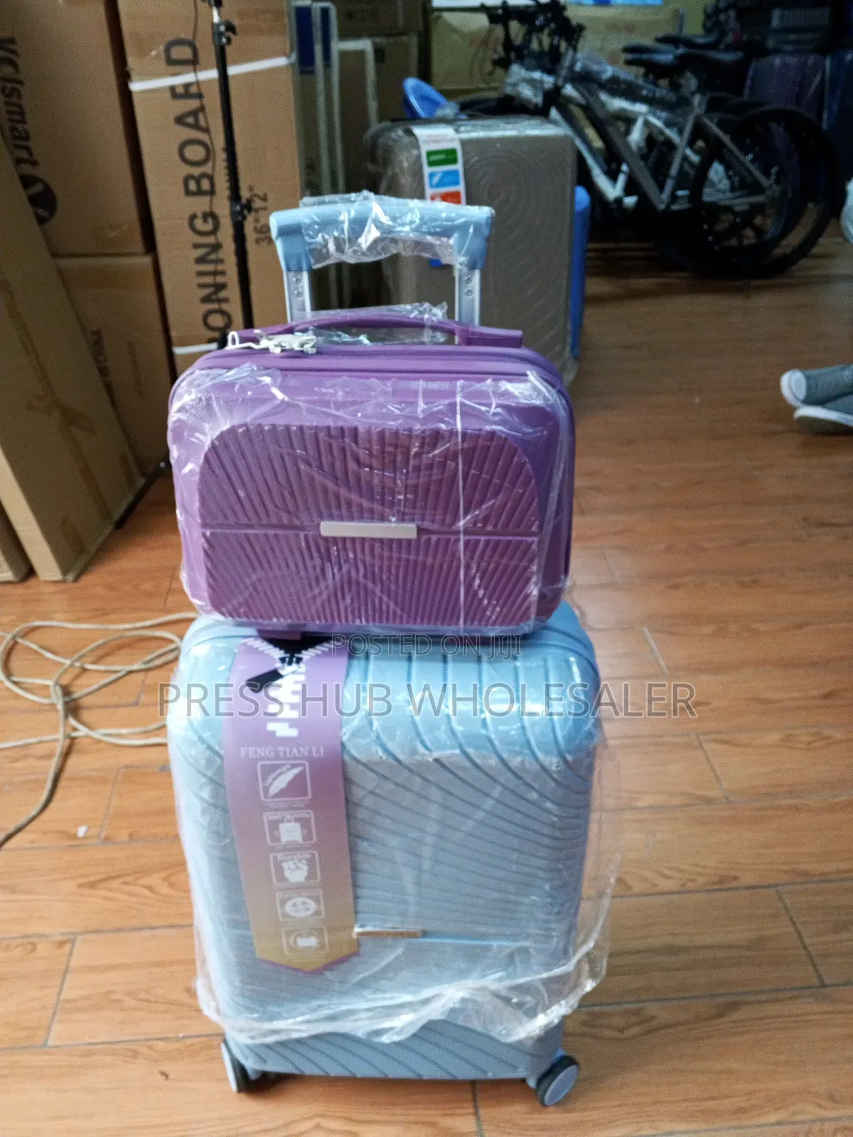 2 in 1 Luxurious Unbreakable Rubber Suitcase