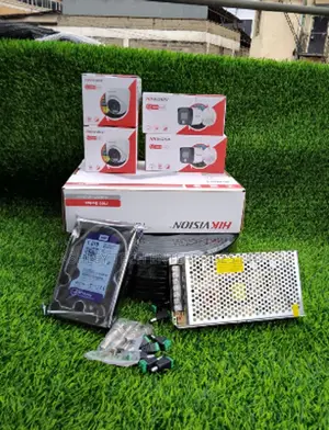 Hikvision 4 Camera CCTV Set – Complete Monitoring System