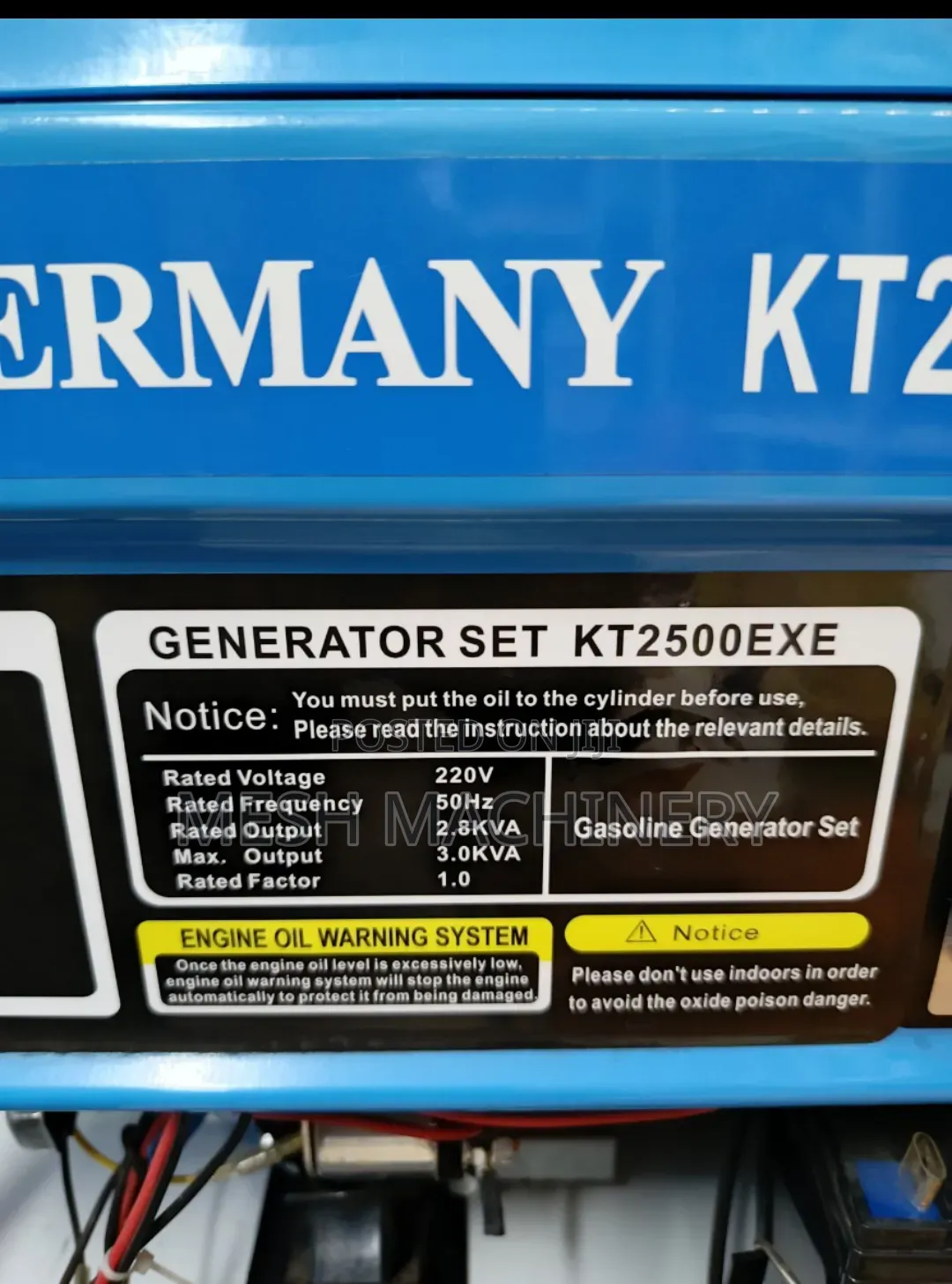 Kato Germany 2500EXE Gasoline Generator