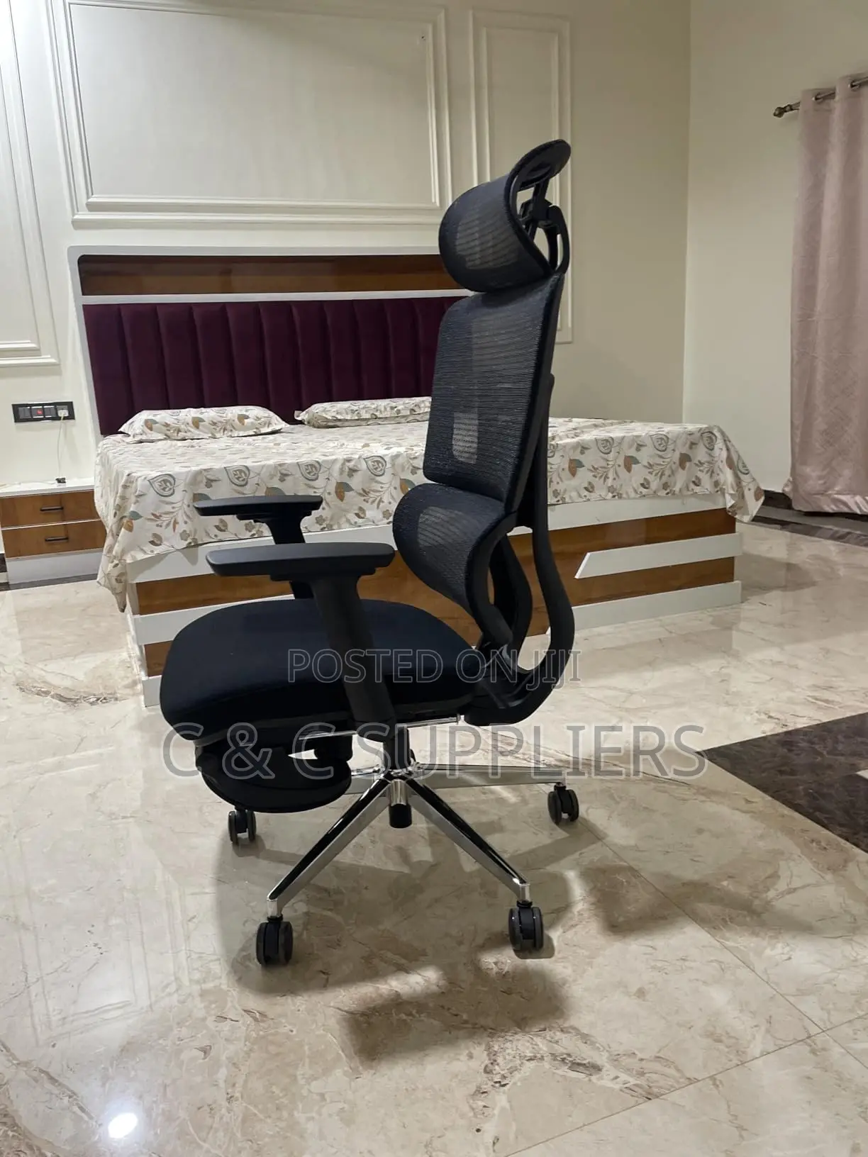 Orthopedic High Back Seat With Footrest