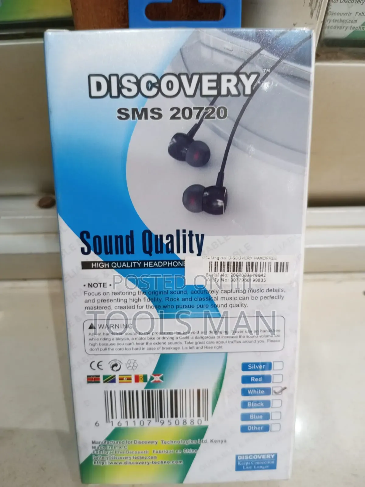 Discovery M52 Metal Wired Earphones HIFI Audio.