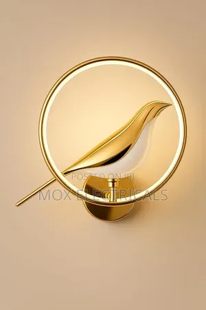 LED Bird Ring Wall Light
