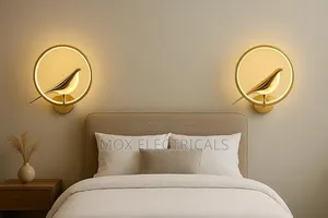 LED Bird Ring Wall Light