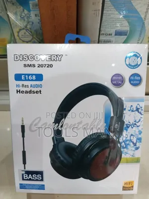 Discovery Hi-Res Audio on-Ear Headset E168.