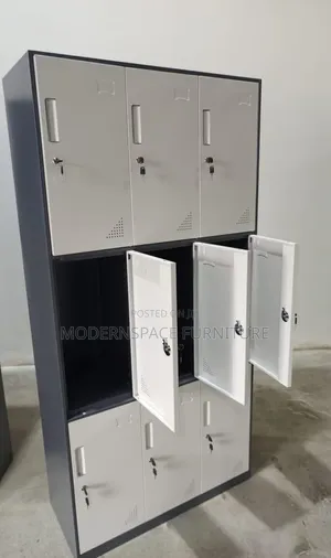 File Cabinets_9door Gym Locker Cabinet