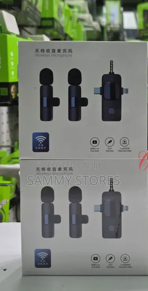 Wireless Mic for iPhone, Android Camera