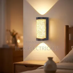 Modern Crystal Effect LED Wall Light for Bedroom and Living Room