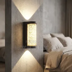 Modern Crystal Effect LED Wall Light for Bedroom and Living Room