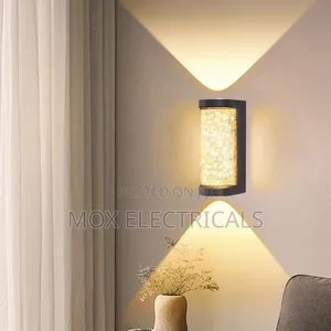 Modern Crystal Effect LED Wall Light for Bedroom and Living Room