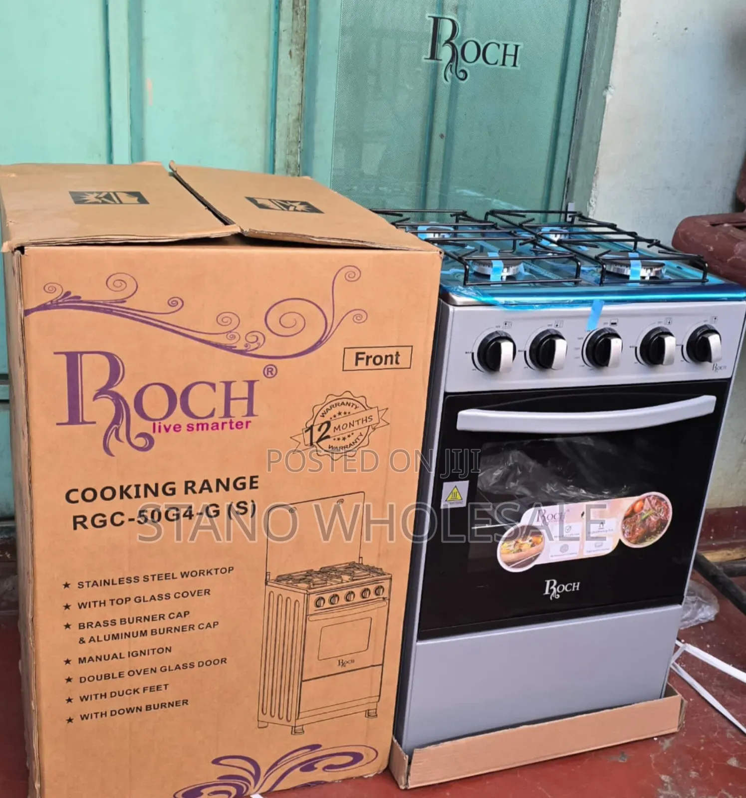Roch Full Gas Standing Cooker