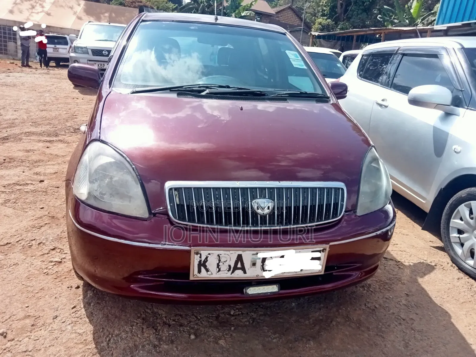 Toyota Vitz 2001 Maroon