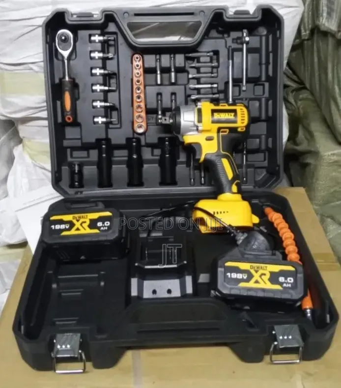 Dewalt Cordless Impact Wrench Kit.