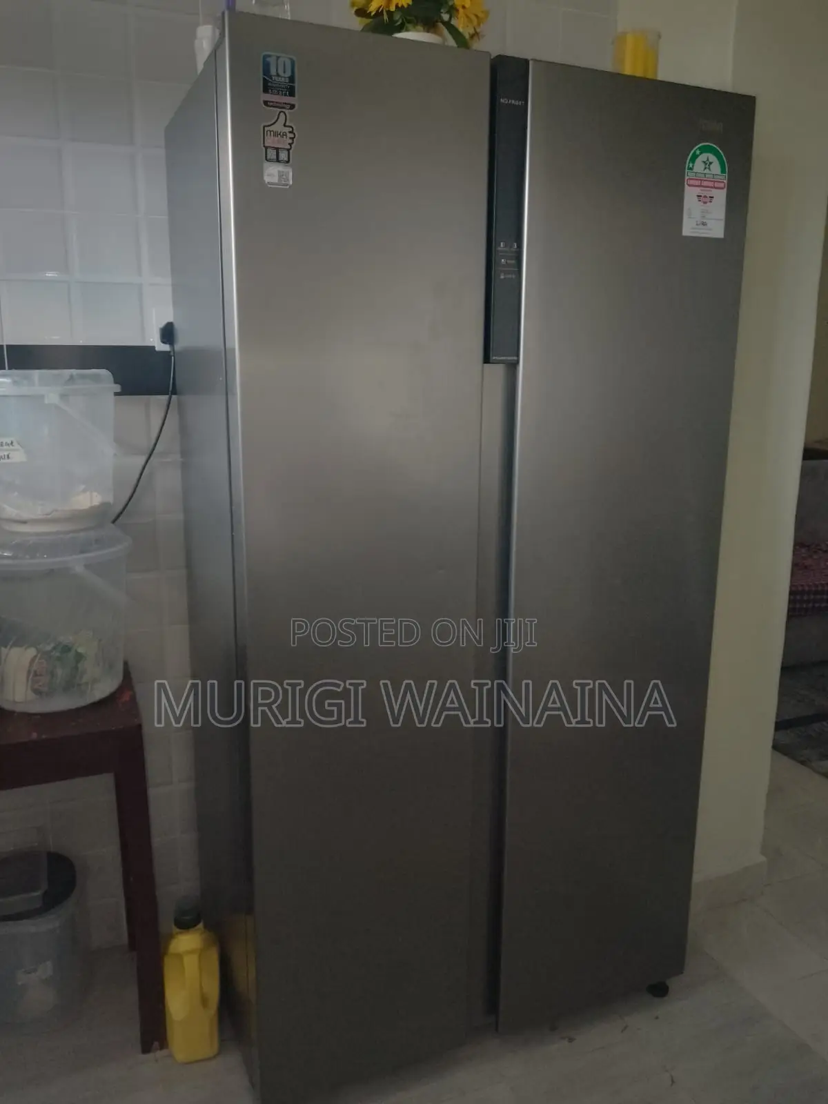 Mika Side-by-Side No-Frost 442L Fridge