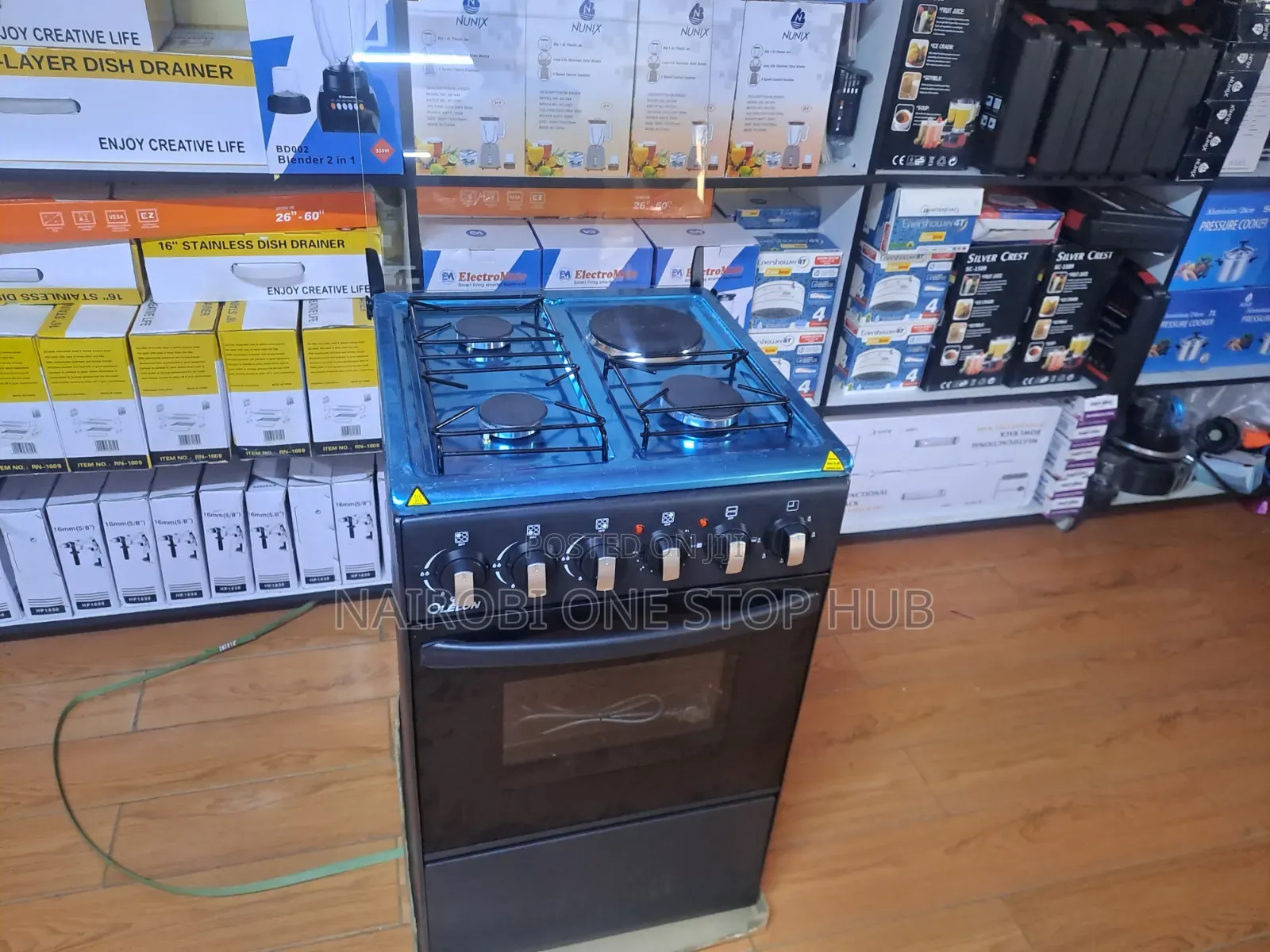 OLELON 3+1 GAS COOKER Standing Cooker