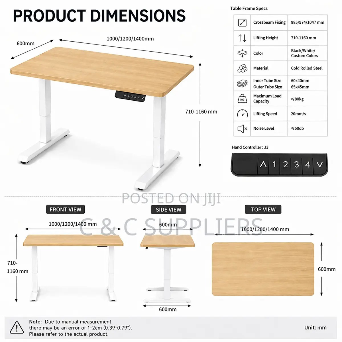 140x60cm Standing Desk.