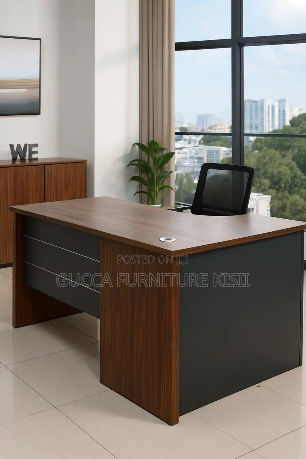 1400mm Wooden Curved Task Desk