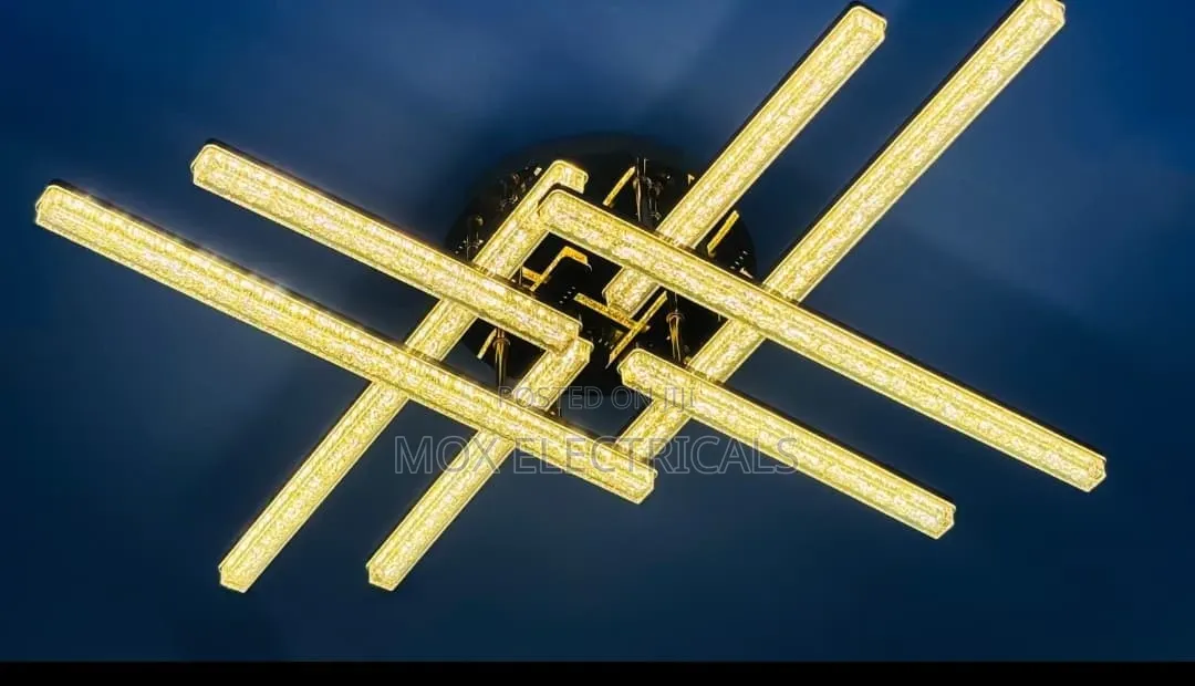 Geometric LED Flush Mount Ceiling Light